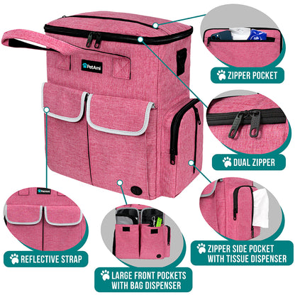 Pet Supply Travel Bag Weekend Tote Dog Gear Food Carrier Travel Organizer Set