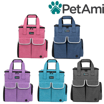 Pet Supply Travel Bag Weekend Tote Dog Gear Food Carrier Travel Organizer Set